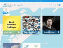 Tablet Screenshot of hellooceancity.com